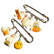 Broche de calabaza de Halloween (1 pieza)