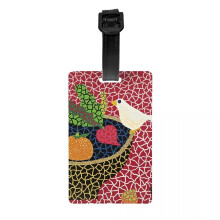 Yayoi Kusama abstract flower luggage tag 1 piece