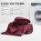 Burgundy twin quilt set with coin pattern 2-piece 4