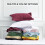 Burgundy twin quilt set with coin pattern 2-piece 5