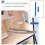 Parrot Perch Stand Grey Bamboo 2 Pieces 2
