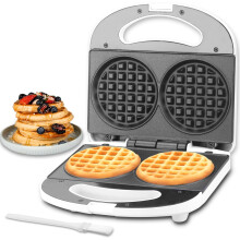Electric mini pancake maker 4 inch white