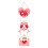 Décoration de porte en forme de cœur pour la Saint-Valentin 1