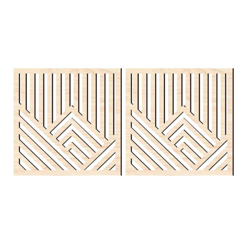 Rustic Wood Wall Art Abstract Farmhouse Decor White