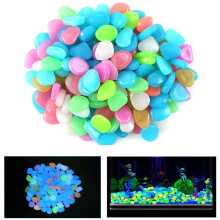 Limei glow-in-the-dark pebbles for aquarium and garden 20