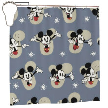 Mickey Mouse shower curtain waterproof polyester one size
