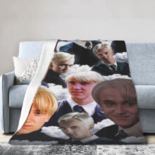 Draco Malfoy plush throw blanket 50x60 inches