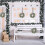 Mini kerstkransen groen wit kunstmatig 2 stuks 6