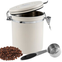 Coffee Storage Canister 1.5L Double Airtight Stainless