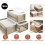 Faltbare Aufbewahrungsbox mit Deckel, 3er-Pack, stapelbar, Kunststoff 2