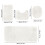 Ensemble de tapis de bain uni 4 pièces doux et antidérapants 3