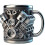 Bilkaffekrus rustfritt stål 12oz 1