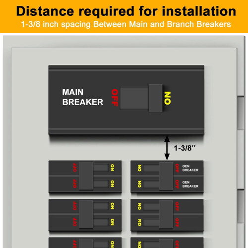 Generator Interlock Kit for QO Homeline 150 200 Amp Panels 2