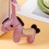 Sleutelhanger met paardendetails van PU-leer, 1 stuk. 8