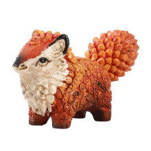 Artisanat en rĂ©sine d'animaux, dĂ©coration de bureau, cadeau de festival, statue dĂ©corative pour la maison, sculpture artisanale, dĂ©coration Ă