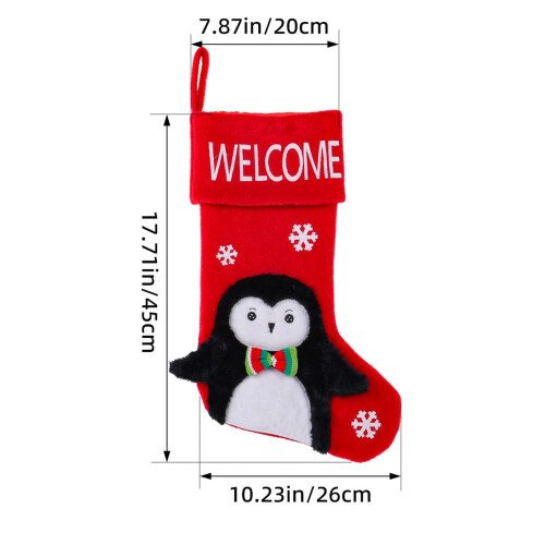 Chaussette de Noël pour bébé, première décoration de Noël 1