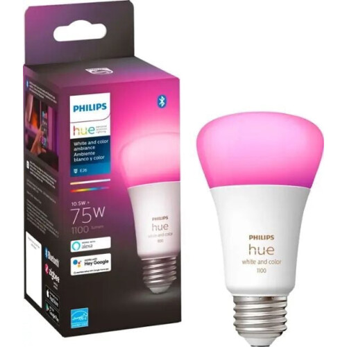 Bluetooth Smart LED Bulb White and Color 75W