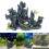 Hars bergrotsdecoratie voor aquariums (1 stuk) 2