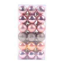 Brown Mini Shatterproof Christmas Ornament Balls 1.57 inch