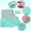 Set di organizer da viaggio blu da 8 pezzi 4