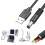 Καλώδιο φόρτισης USB σε DC5V για οικιακές συσκευές 1 μέτρου 2