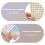 Pegatinas de uñas con forma de corazón, románticas, duraderas, para decoración DIY. 3
