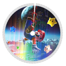 Weihnachtsbaumrock mit Mario-Motiven, 76 cm (30 Zoll)