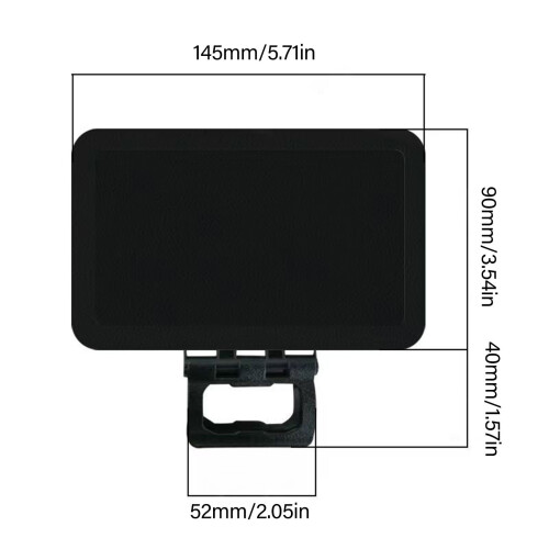 Foldable phone sunshade for bright environments, 1 piece 2