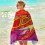 Strandhanddoek van microvezel, extra groot, 29 x 59 inch 5