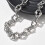 Collier ovale à pointes en acier inoxydable, 47 cm (18,5 pouces) 2