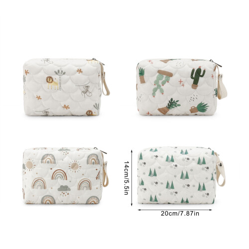 Organizer per pannolini per neonati con borsa da viaggio decorata (1 pezzo) 2