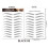 Eyebrow Stickers Waterproof Eco-Friendly 10 Pcs 2