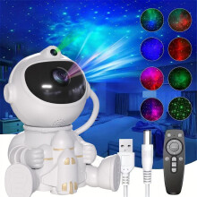 Astronaut Star Lamp Galaxy Projector with 8 Effects 360