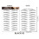 Eyebrow Stickers Waterproof Eco-Friendly 10 Pcs 2