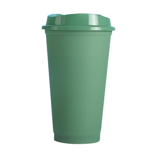 Copo reutilizável Leott de vidro com mudança de cor, 401ml