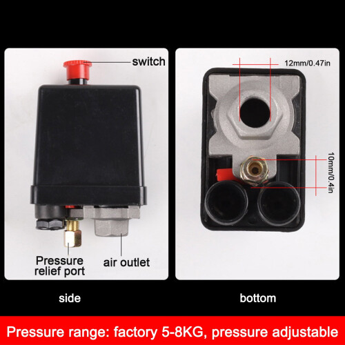 Air Compressor Pressure Switch with Manifold Regulator 2