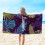 Strandhanddoek van microvezel, extra groot, 29 x 59 inch 2