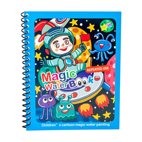 XIAOLE Reusable Water Coloring Book for Toddlers with 1