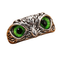 Easter Owl Rings for Women Multicolour Cat's Eye
