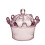 Wedding candy box pink round 12 pcs 1