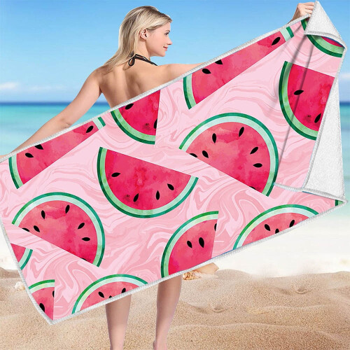 Strandhanddoek van microvezel, extra groot, 29 x 59 inch 1