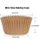 Mini Cupcake Liners Natural Greaseproof 500 Count 6