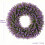 Guirlanda artificial de eucalipto dobrável de 60 cm (24 polegadas) roxa 6