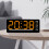 Relógio digital LED, formato 12/24 horas, econômico. 5