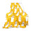 Halloween throw blanket yellow ghost design 39.37x59.05 in 1