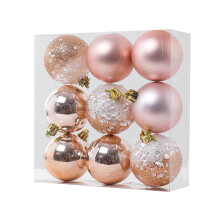 Blue Christmas Balls 6cm 9 Pack
