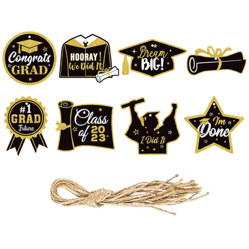 Graduation hanging swirls pre-assembled 2023