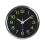 Laxiabr Wall Clock Black 12 Inch Silent Quartz 1