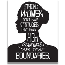 Motivierendes Wandbild für Frauen, Teenager und Mädchen (8x10-Druck)