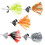Bassangelköder, Spinnerbait, hart, weich, Oberflächenköder, 5 Stück 6